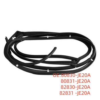 Bandă de etanșare a ușii pentru Nissan Qashqai 2008–2014, cauciuc, anti-coliziune și izolare fonică, compatibilă cu modelele 80830-je20a, 80831-je20a, 82830-je20a, 82-je20a