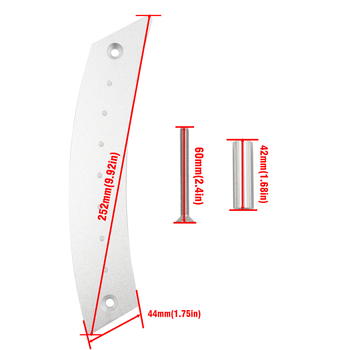 Panel de mânere interior al ușii – ansamblu de reparații pentru Volkswagen Beetle 1998-2010; aliaj de aluminiu; modele 1C0868107AFYW, 1C0868107CFYW, 1C0867171C08H.
