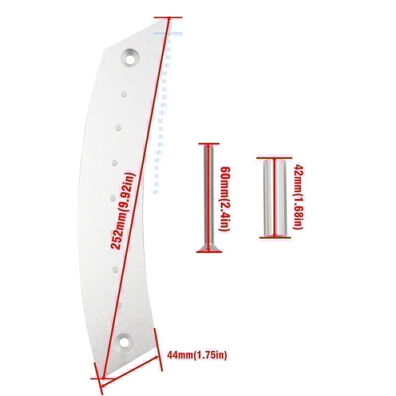 Panel de mânere interior al ușii – ansamblu de reparații pentru Volkswagen Beetle 1998-2010; aliaj de aluminiu; modele 1C0868107AFYW, 1C0868107CFYW, 1C0867171C08H.