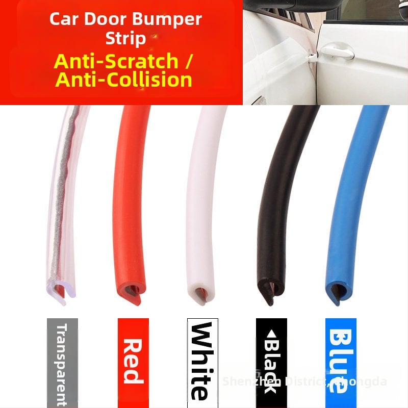 Autó ajtóvédő ütközéscsík - PVC anyag, testre szabható, általános modellekhez megfelelő