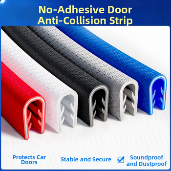 Gumírozott ajtóütköző csík autóhoz — univerzális modell, gumiból készült