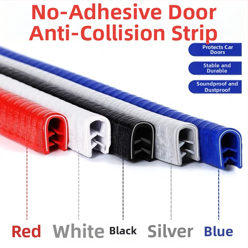 Gumírozott ajtóütköző csík autóhoz — univerzális modell, gumiból készült