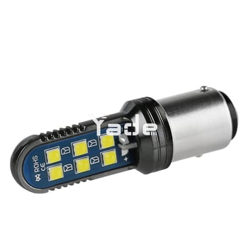 LED автомобилна спирачна светлина, модел 1157, 6W, 12-80V, алуминиев корпус, марка Yade