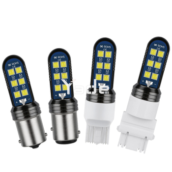 LED автомобилна спирачна светлина, модел 1157, 6W, 12-80V, алуминиев корпус, марка Yade