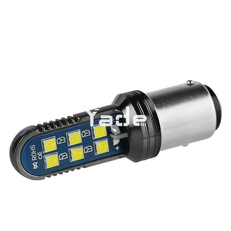 LED автомобилна спирачна светлина, модел 1157, 6W, 12-80V, алуминиев корпус, марка Yade