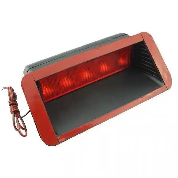 Lumină de frână înaltă, far posterior cu 5 LED, stil lopată, model universal pentru automobil