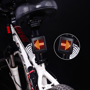 Lumină pentru bicicletă cu încărcare USB, lumină inteligentă pentru direcție și frână, baterie 1200mAh, AQY/Ann Rider