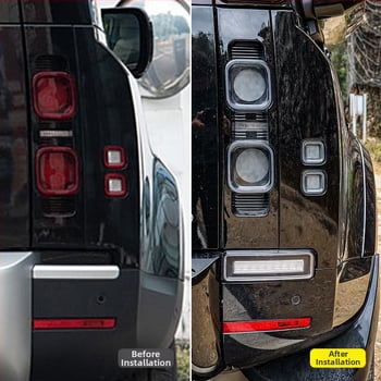 LED stražnje svjetlo za Land Rover Defender 110 – dodatak za modifikaciju stražnjeg osvjetljenja, kompatibilan Defender 90, uključuje svjetlo za vožnju unatrag i snažno kočno svjetlo