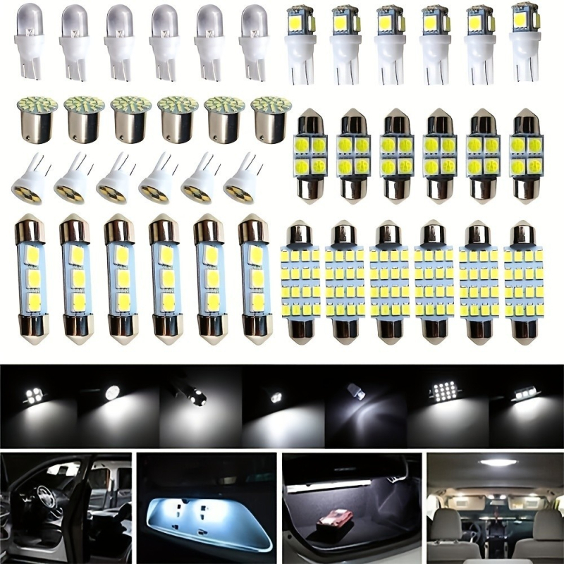 Automobilski LED set 42 komada, T10, 8SMD 5050 LED, 12V, univerzalna kompatibilnost 1156/1157