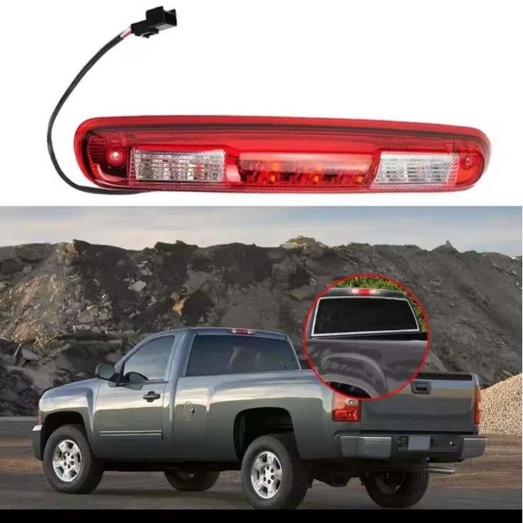 LED трета стоп светлина 25890530, PMMA леща, LED източник, за Chevrolet Silverado / GMC Silverado (2007–2014)