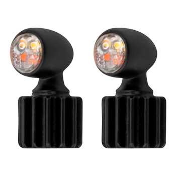 LED mini pokazivač smjera za motor s četiri vodiča, retro dnevna svjetla i svjetlo kočnice – kompatibilno s većinom motocikala