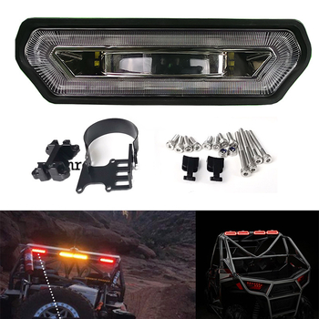LED задно светло за Wrangler/Jeep/ATV/UTV, 50W алуминиев корпус, модел FD-ENNEKN069, висок стоп сигнал със строб и светлина за обратно движение