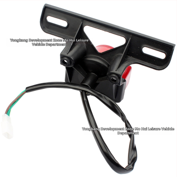 Ztwo задният фар за мотоциклет, 12V, универсална съвместимост