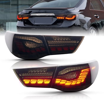 LED задно светло за Toyota Reiz 2010-2012 – Dragon Scale дизайн, последователен сигнал за завой, 12V, 10W, 3000lm, IP68, PC леща