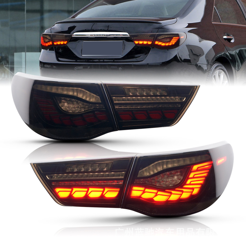 LED задно светло за Toyota Reiz 2010-2012 – Dragon Scale дизайн, последователен сигнал за завой, 12V, 10W, 3000lm, IP68, PC леща