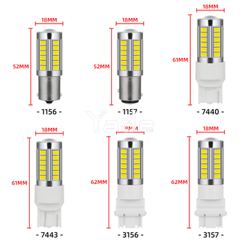 Yade LED auto svjetlo za signalizaciju i kočnicu, 1156/1157, 5730/5630, 33SMD, T20, snažno svjetlo za vožnju unatrag