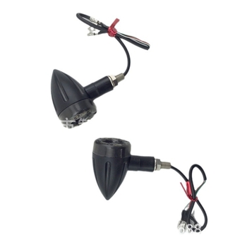 Indicator LED pentru motocicletă, stil Harley, cu lumina de frână și lumina de zi, 13 LED-uri, model zy1102, 12V, potrivit universal