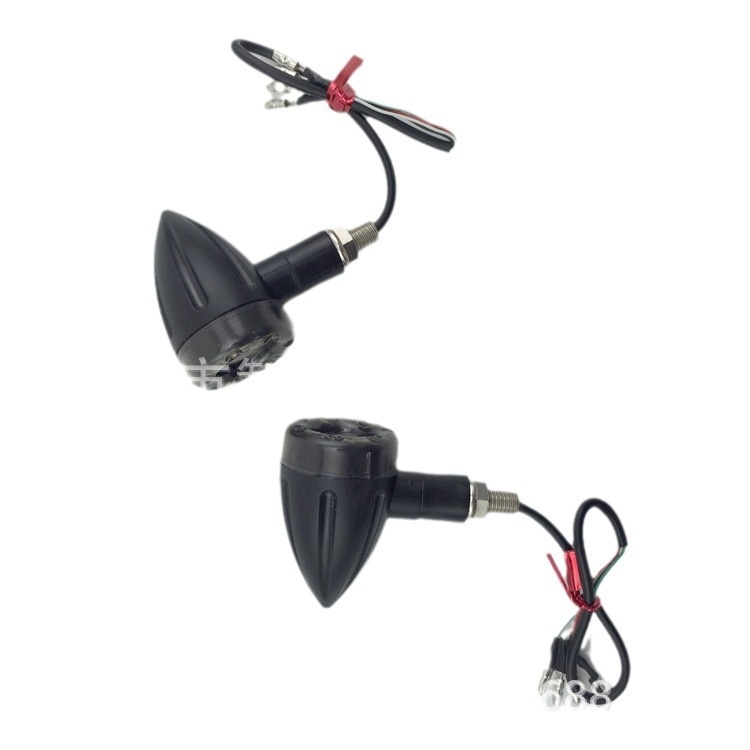 Indicator LED pentru motocicletă, stil Harley, cu lumina de frână și lumina de zi, 13 LED-uri, model zy1102, 12V, potrivit universal