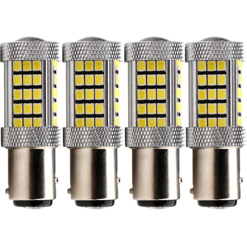 Lampă de frână auto LED pentru 1156/1157/7440/7443, 12V, 15W, 6500–7000K, aluminiu, lentilă