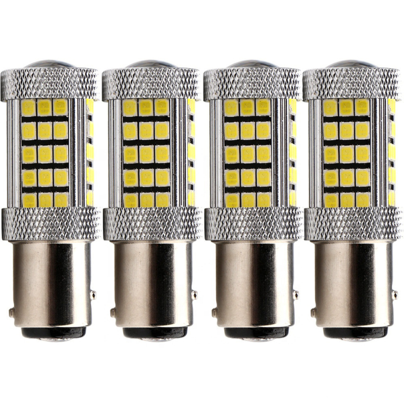 Lampă de frână auto LED pentru 1156/1157/7440/7443, 12V, 15W, 6500–7000K, aluminiu, lentilă