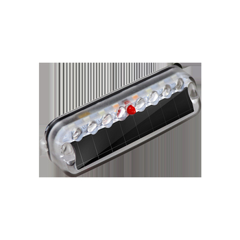 Соларна LED задна светлина за мотори и леки камиони — мигаща светлина за предотвратяване на задно сблъсък, без кабели, висока яркост за спиране/предупреждение, 1W, 5V, 1A, 50 000 ч