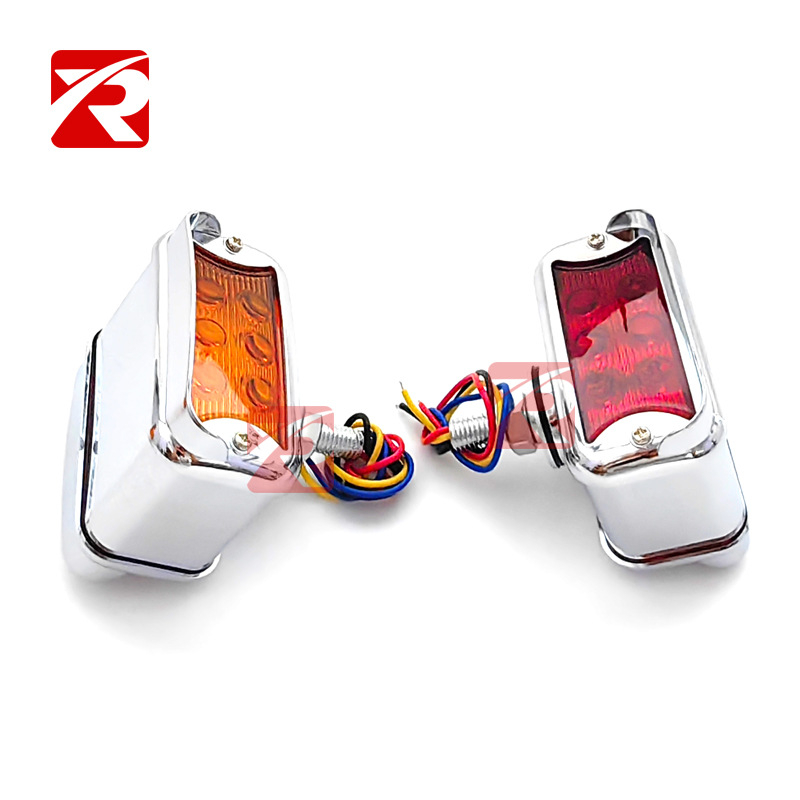 Lampa LED pentru camion, semnal de frână și viraj, cu două fețe, 12-24V, 6W, RX-66005