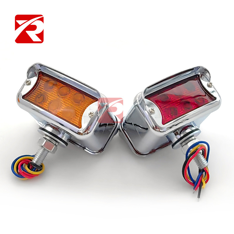 Lampa LED pentru camion, semnal de frână și viraj, cu două fețe, 12-24V, 6W, RX-66005