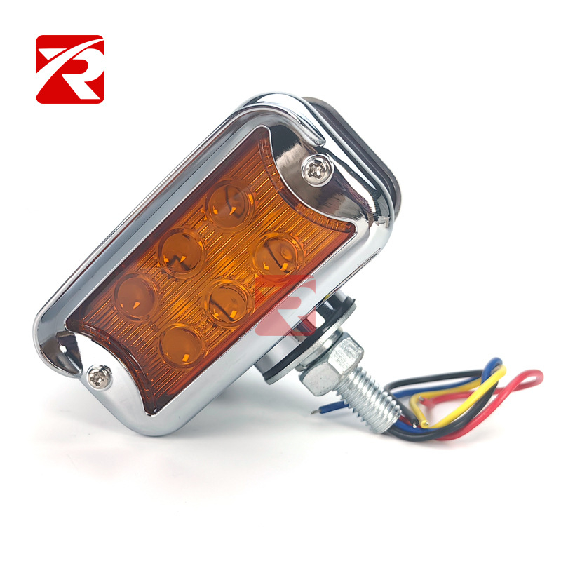 Lampa LED pentru camion, semnal de frână și viraj, cu două fețe, 12-24V, 6W, RX-66005