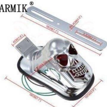 Lampa de stop pentru motocicletă MD-WD-033, 12V, ABS, retrofit general