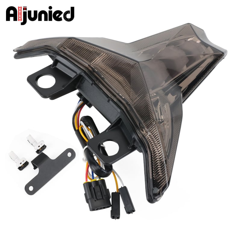 LED stražnja svjetla N406 za Kawasaki Z400/Ninja400/ZX-10R/Z1000 s kratkim stražnjim krilom i nosačem registarske pločice; 12V, 0.6W vožnja, 2.5W kočenje, 10W pokazivač
