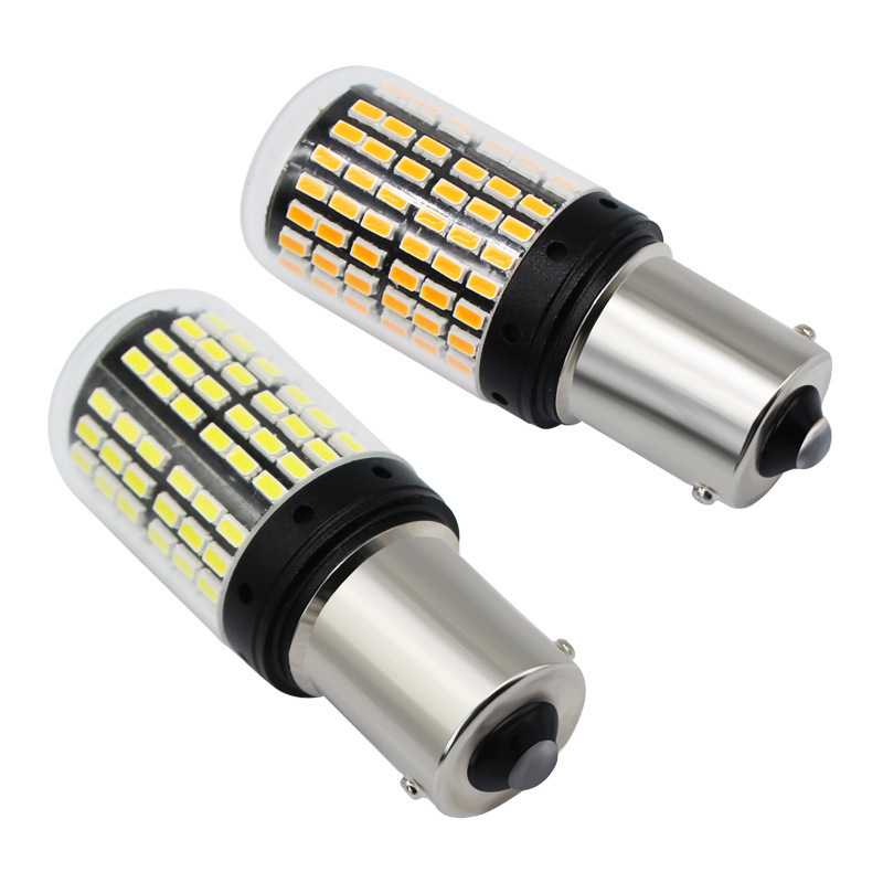 Lumină LED pentru semnalizare și frână auto, 3014 SMD, 12-24V, 6500-8000K, durată de viață 80.000h, compatibilă cu 1156/1157/7440/7443