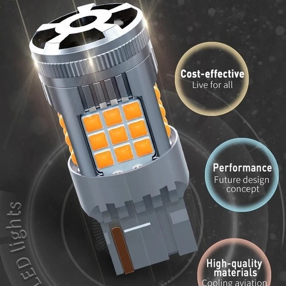 LED dekoder automobila s anti-flicker svjetlom za signalizaciju, 1156/7440/3157/3030, 10-30V, 50000h, univerzalno