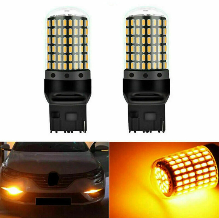 Auto LED svjetlo za brzu i pokazivač smjera, model 3014-144SMD neprekinuto dekodiranje [anti-strobe], 12V LED, vijek trajanja 50 000 h