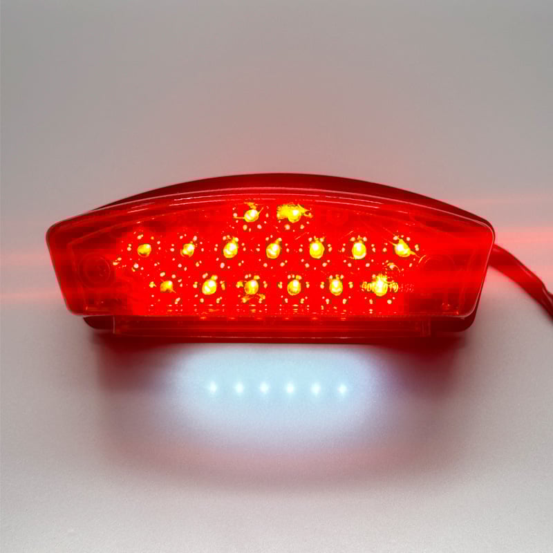 RS0032 LED stražnje svjetlo za ATV i motocikle — ABS kućište, 12V, 2W, LED izvor