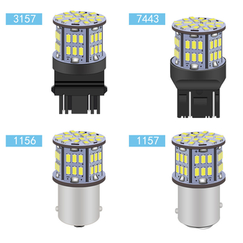 LED T20 svjetlo za kočnice i pokazivač smjera, automobil, 10-30V, 3W, LED 3014, 6500K, aluminijsko kućište, univerzalna primjena