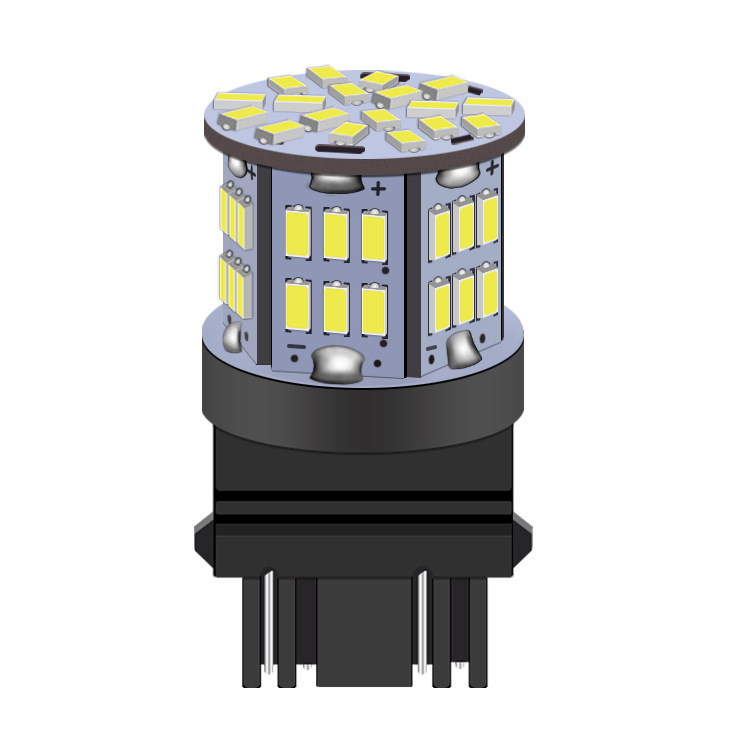 LED T20 svjetlo za kočnice i pokazivač smjera, automobil, 10-30V, 3W, LED 3014, 6500K, aluminijsko kućište, univerzalna primjena