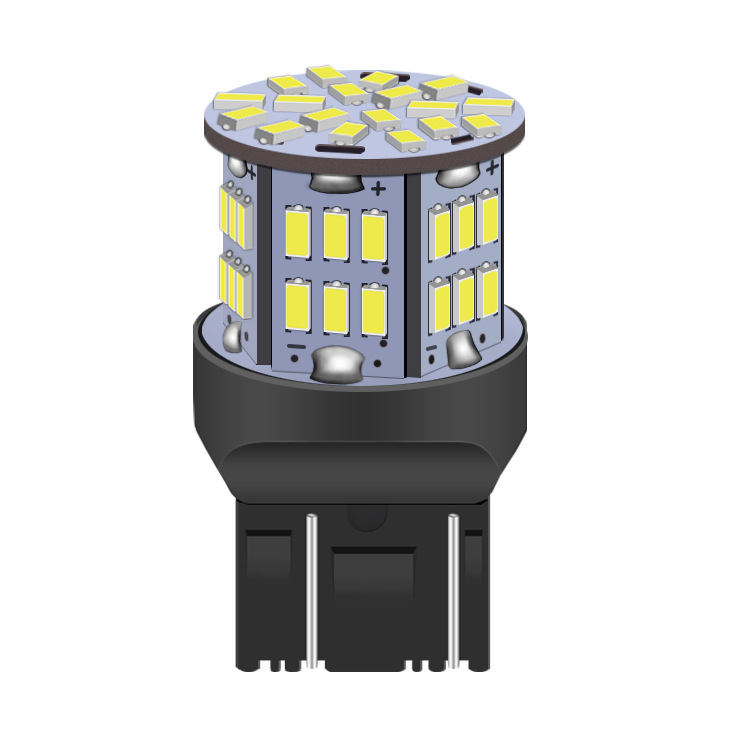 LED T20 svjetlo za kočnice i pokazivač smjera, automobil, 10-30V, 3W, LED 3014, 6500K, aluminijsko kućište, univerzalna primjena