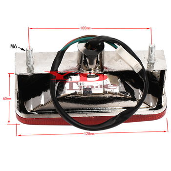 YD ATV hátsó lámpa, modell 50-125, 12V