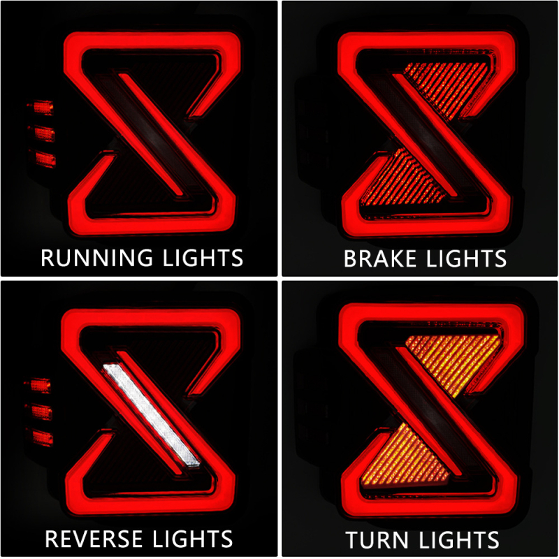 LED hátsó fény Jeep Wrangler JK 2007-2018, 12V, 5000 lm, 40000 h, TL-013-2a/2b