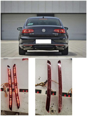LED hátsó lámpa szekvenciális irányjelzővel és féklámpával 2017–2021 Volkswagen Magotan (B8) számára