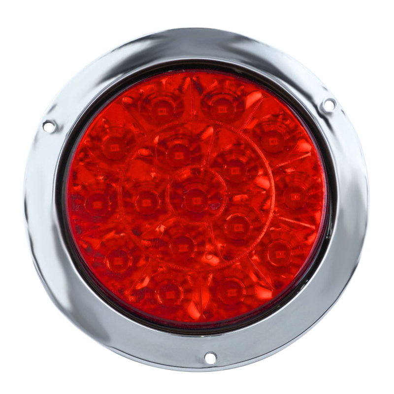 LED stražnje svjetlo za kamion – stražnje, kočen i šasiju svjetlo s elektroplatinom završnicom; 3W, 12/24V, vijek trajanja 100000 h; kompatibilno s RV, kamion, prikolica, kombi; dio Jy-2021