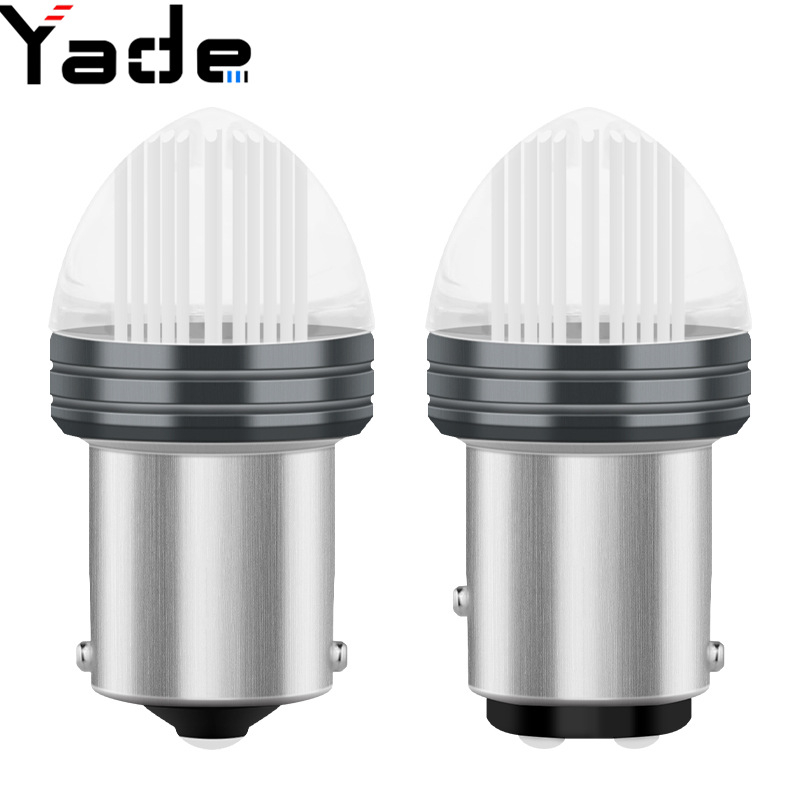 LED svjetlo za kočnice motociklima i automobilima, 12V, 9×2835 SMD, snažno stražnje svjetlo s lećom, model Bullet 3D, dimenzije 40×20 mm