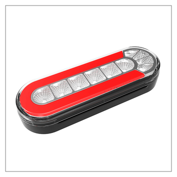 Zadnja svjetlosna lampica za vozila T012, 12-24V, kućište od PC-a, vijek trajanja 30.000 h