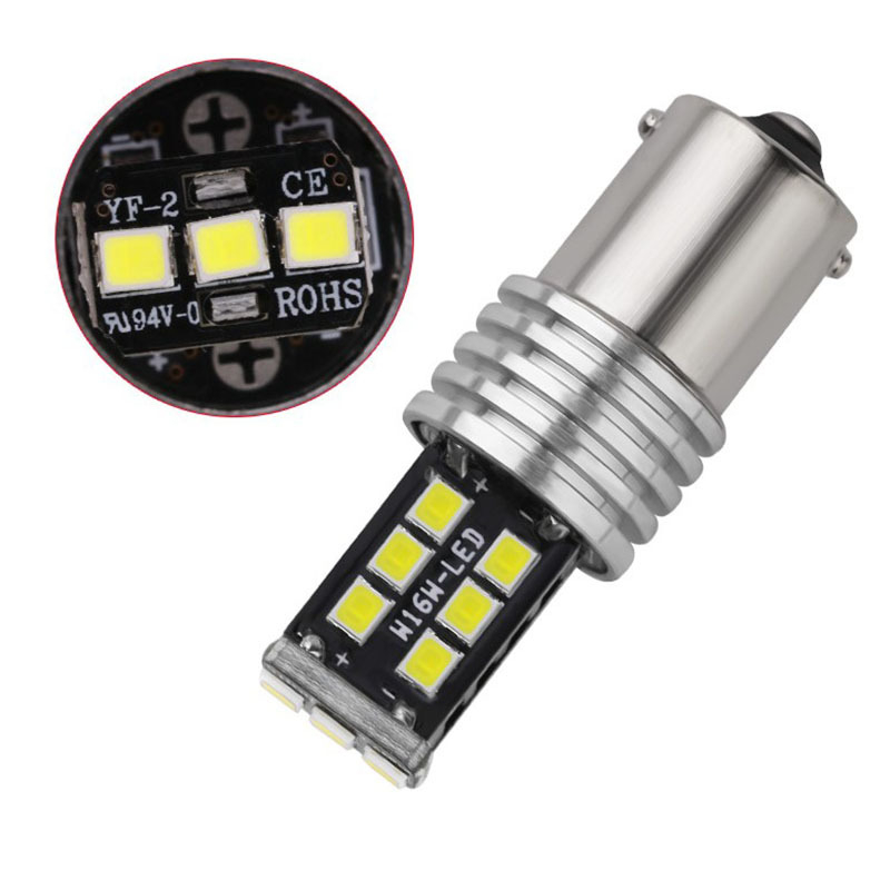 Autó LED hátrameneti lámpa - 12V, 2835 SMD, alumínium ház, univerzális kompatibilitás, modellek 1156/1157/T20
