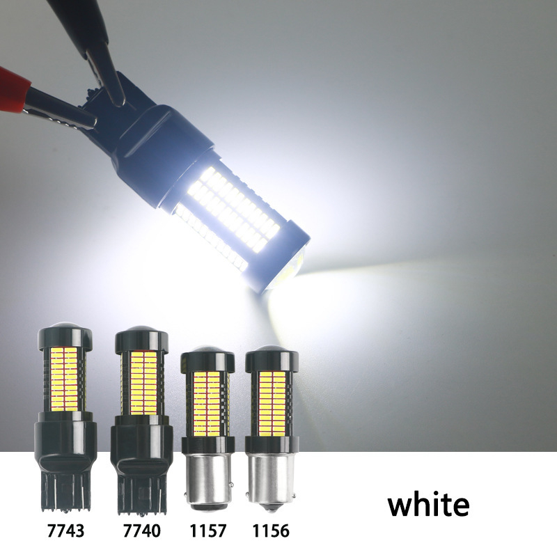 LED lampica za kočnice automobila – kompatibilna s 1156/1157/7440/7443/3156/3157, 13W, 12V, LED 4014, 820 lm