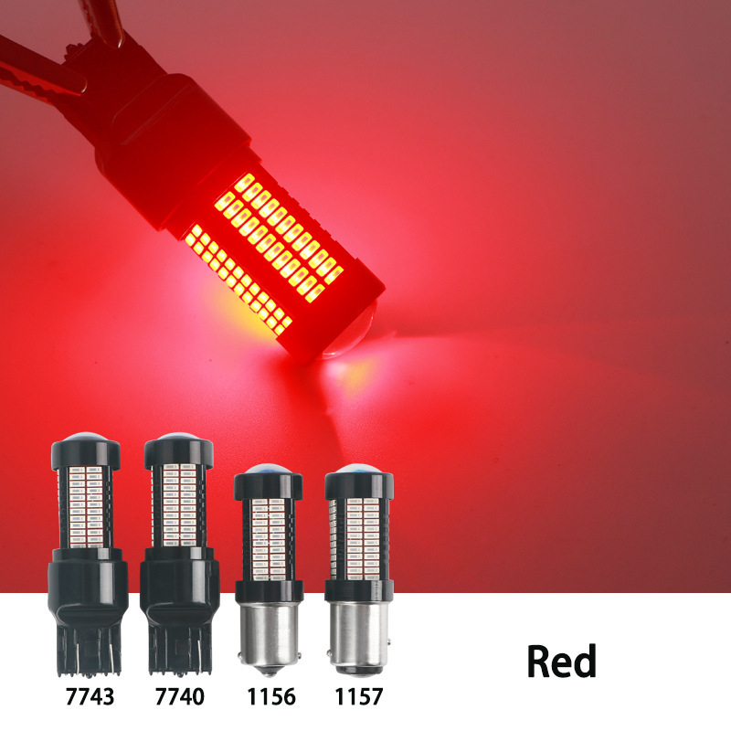 LED lampica za kočnice automobila – kompatibilna s 1156/1157/7440/7443/3156/3157, 13W, 12V, LED 4014, 820 lm