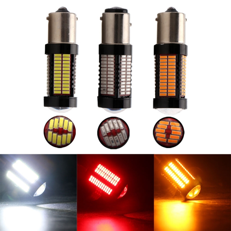 LED lampica za kočnice automobila – kompatibilna s 1156/1157/7440/7443/3156/3157, 13W, 12V, LED 4014, 820 lm