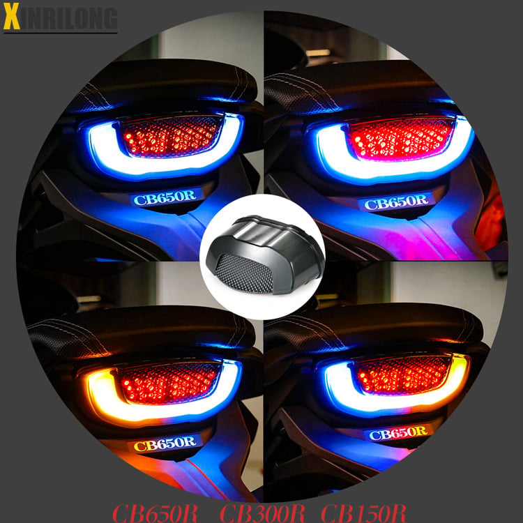 Zadnje svjetlo za motor HP-W065 LED 12V kompatibilno s Honda CB650R CB300R CB150R