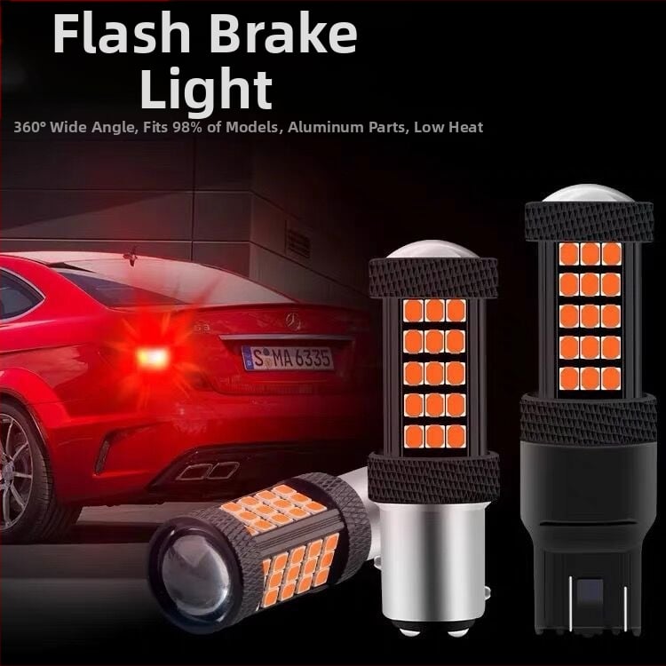 Auto LED svjetlo za kočnice s 66 SMD, snažan bljesak, svjetlo za vožnju unatrag i signalizacija smjera (1156/1157/2835)