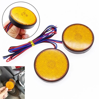 Motocikl LED reflektor, stražnje svjetlo za kočnicu i pokazivač, kružni LED mrežasti retroreflektor